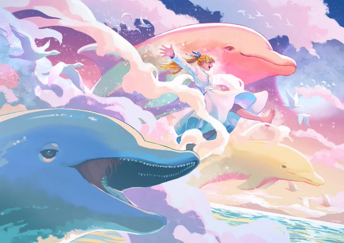 今年も人と動物を色々描きました#2022年自分が選ぶ今年の4枚 