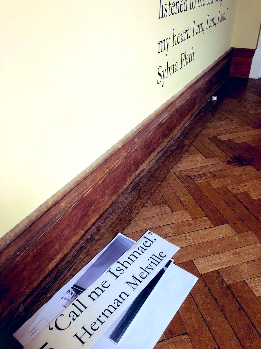 THSch_Site's tweet photo. Everyday is a learning day at #TalbotHeathSchool Today the site team are learning famous lines whilst installing on the walls of the English corridor @TalbotHeathSch https://t.co/ZJwyV41DuT