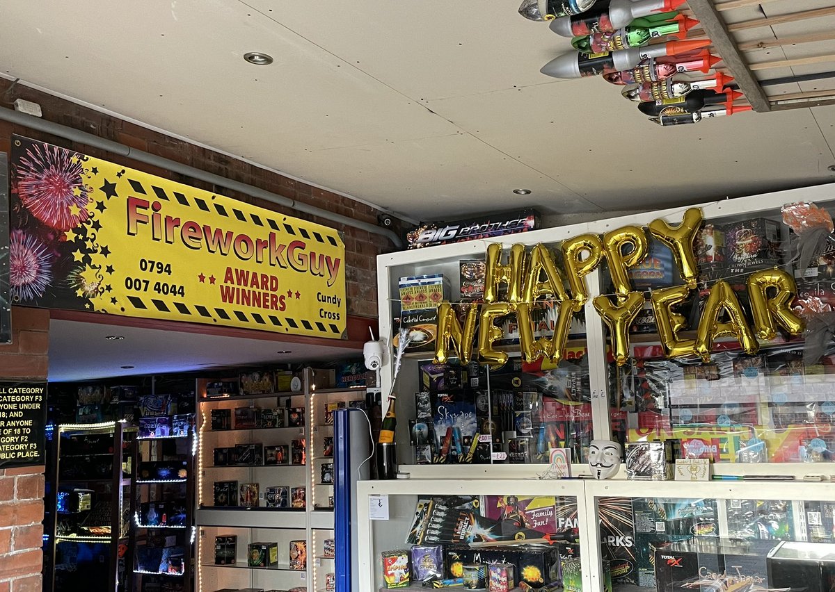 fireworkguy1's tweet image. We’re officially New Year ready, are you?! @fireworkguy1 #theundergroundbunker is open 10am - 4pm for your New Year’s Eve fireworks @Barnsleyis #supportlocal #makingmemories #midnighthour