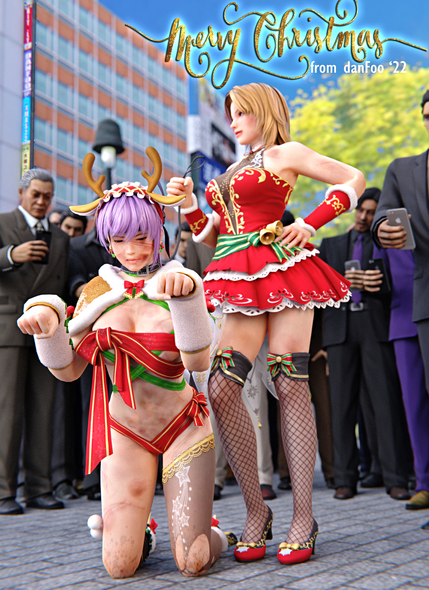 danFoo3D's tweet photo. [R-18] Merry Christmas '22: Ayane #DOA #デッドオアアライブ #あやね(DOA) #リョナ #敗北 #羞恥 #女攻め #晒し者 https://t.co/S1a05fPRew https://t.co/GlnChBEAI2