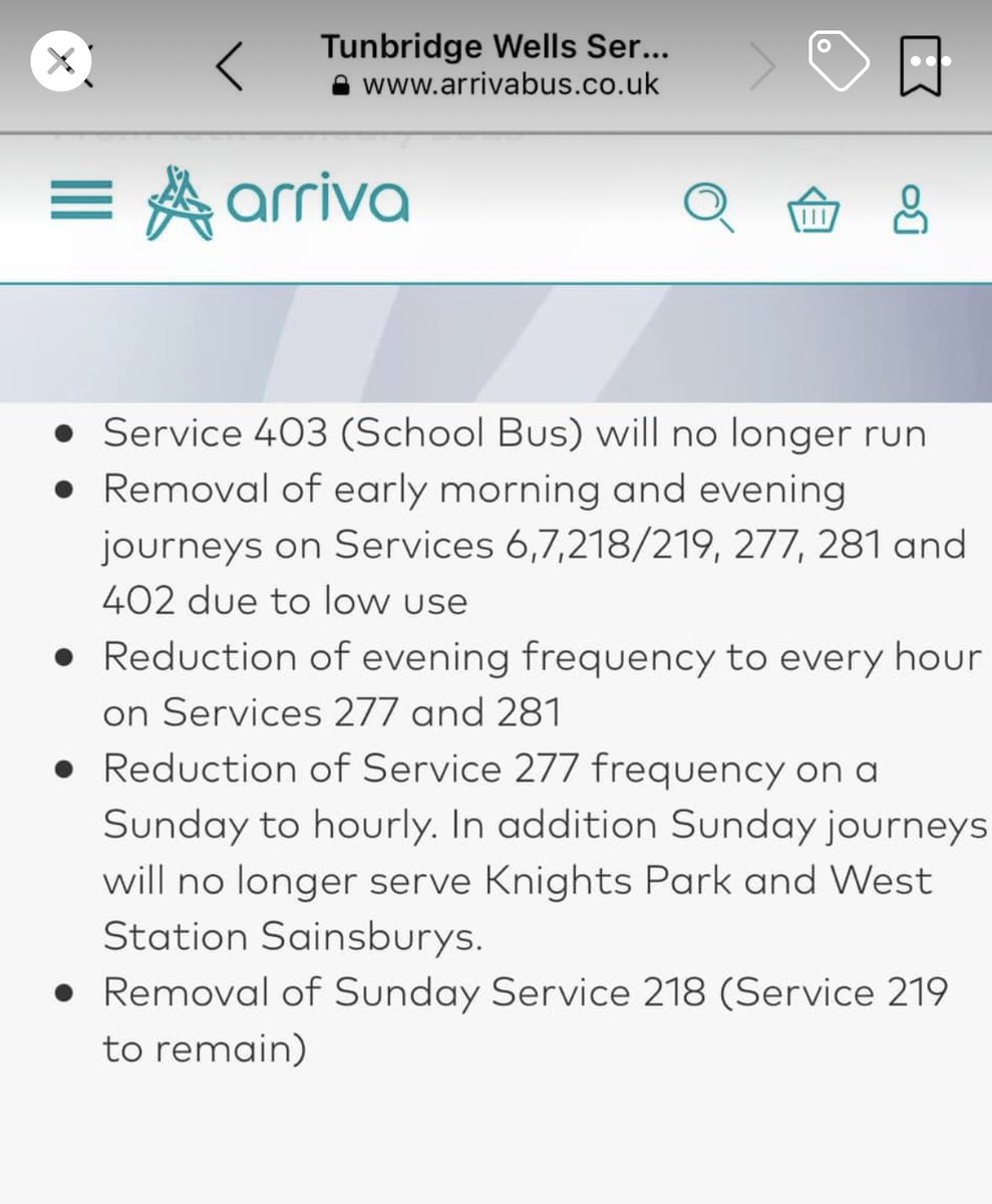 LittleBugles's tweet photo. Further reduction of services on a quite frankly already inadequate public transport offer and depressing volume of traffic @TWellsCouncil @GregClarkMP @ArrivaKent #twbcclimateaction @TWlibdems @twlabour @TWellsGreen https://t.co/VbGu8JktEf