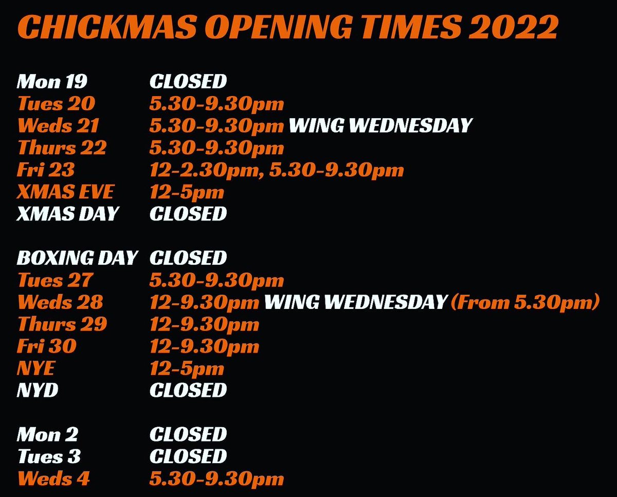 Open all day today &amp; tomorrow