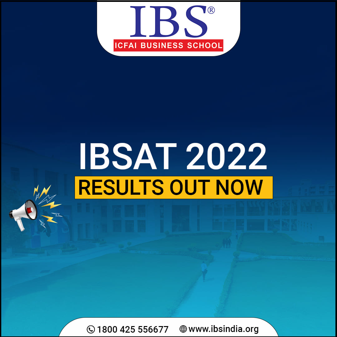 IBSIndia1's tweet photo. IBSAT 2022 Result has been Declared. Check your result here - https://t.co/Ttip4mNXp2
#IBSAT #IBS #ICFAI #LifeAtIBS #Learning #MBA #PGPM #BSchool #Management #Campus https://t.co/5wJQlCf1PL