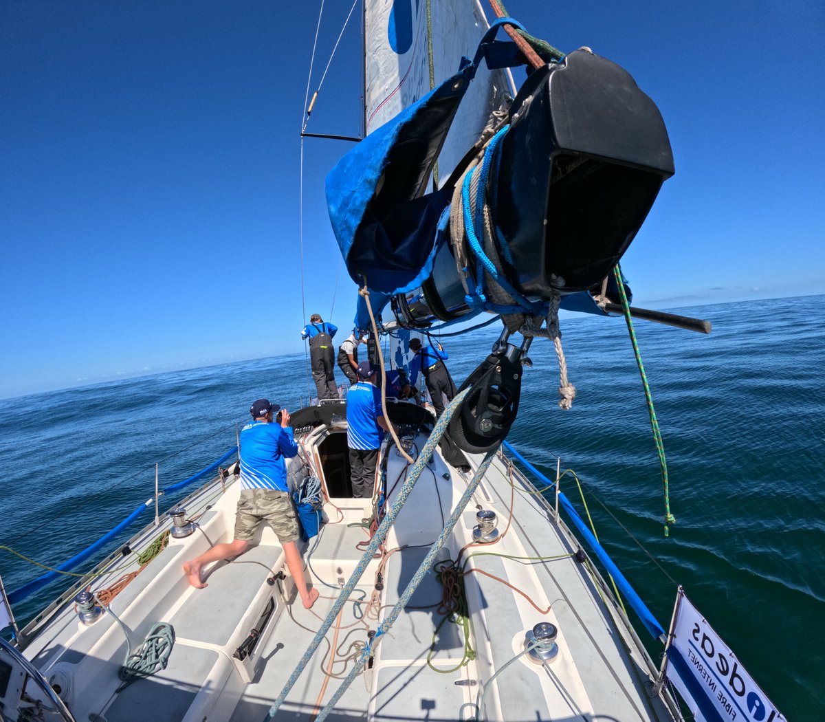 motsoeneng_bill's tweet photo. Event ⛵| Cape2Rio 2023 Preparatory Sessions

It's all hands on deck aboard the @coolideas_ZA Nemesis, as the team performs final preparatory moves along the coast of Sea Point. 

Count Down Has Begun!

#MBAInc #Cape2Rio #Sailing https://t.co/BaVCaGq5fM