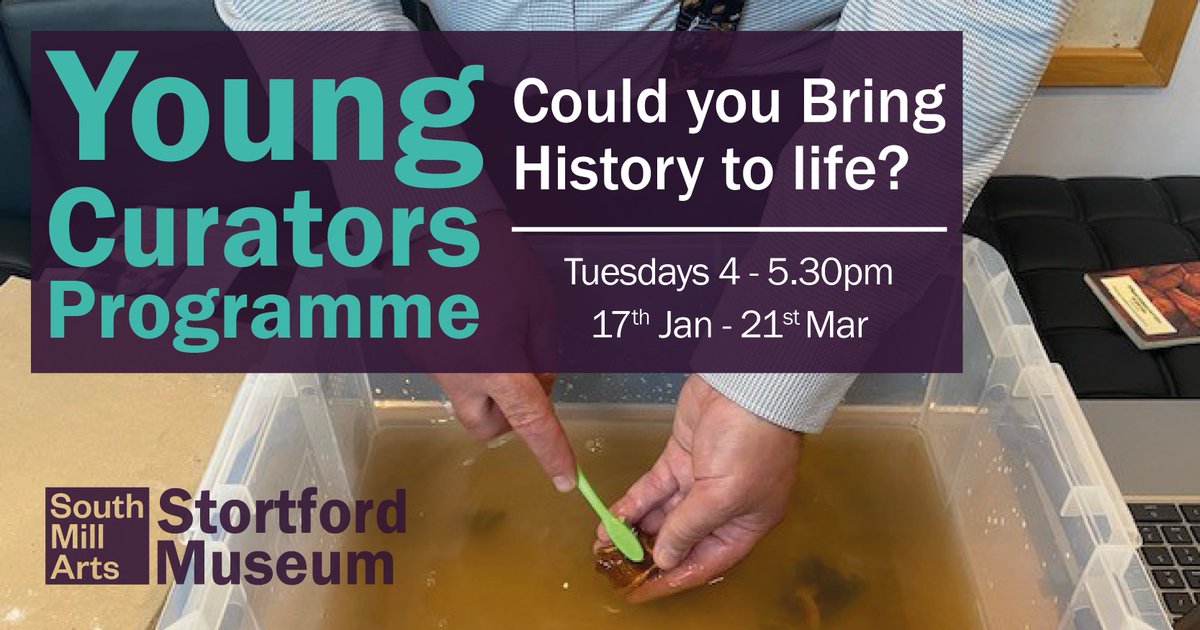 ✅ Free programme for students aged 15+ with an interest in historical objects and museum curation

✅Work with our artefacts to deliver exhibits and information resources

✅Gain experience with museum professionals

Please apply to Janet Shepherd - Jshepherd@southmillarts.co.uk