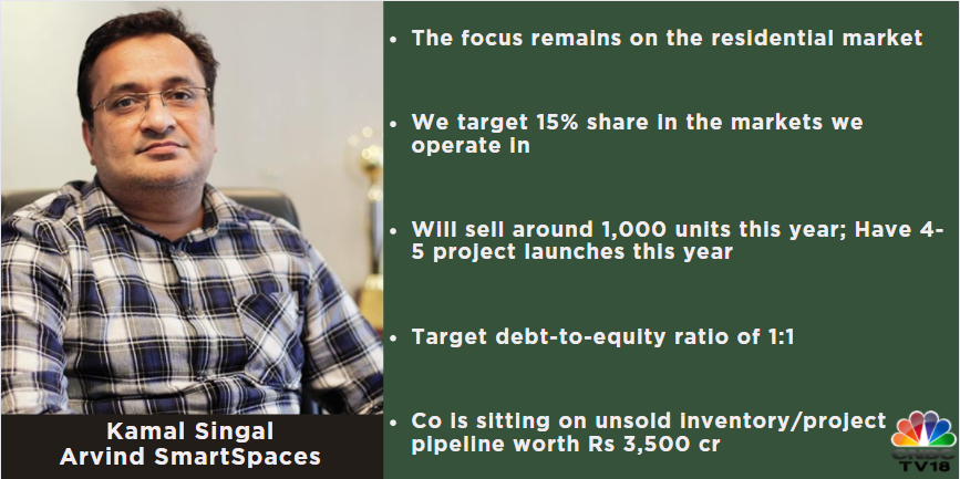 Arvind_Infra's tweet photo. Mr. Kamal Singal, MD &amp; CEO of Arvind Smartspaces is in conversation with India's top business news channel CNBC-TV18 about the company's focus on the residential market, upcoming launches, and prospects.

https://t.co/KcZJspHbdS

#CNBCTV18 #KamalSingal #CEOArvindSmartspaces https://t.co/zscQ9yUOD9