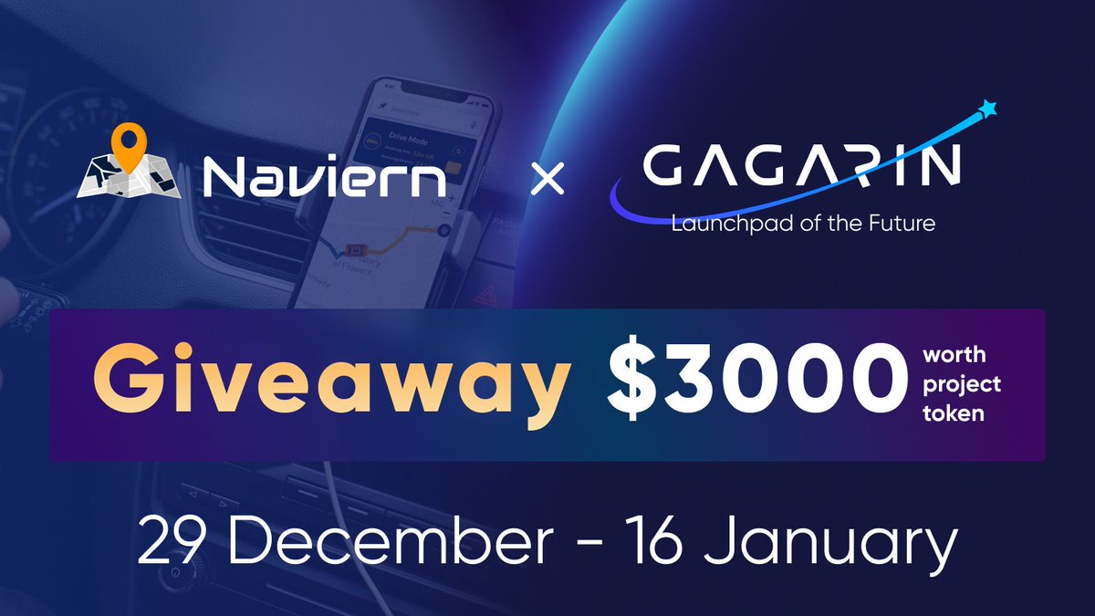 GAGARIN_World's tweet photo. 💥On the occasion of the @NaviernOfficial #IDO
on @GAGARIN_World - $3000 #giveaway! 

🎁 3000$ worth $NVRN
🏆100 winners 

✅ Like, RT &amp; Tag 3 Friends
✅ Complete #Sweepwidget
https://t.co/Am6AQaQ0Ev

#BSC #GGR #GAGARIN #Crypto #Web3 #Naviern #gleam https://t.co/ttE0Zc6mGt