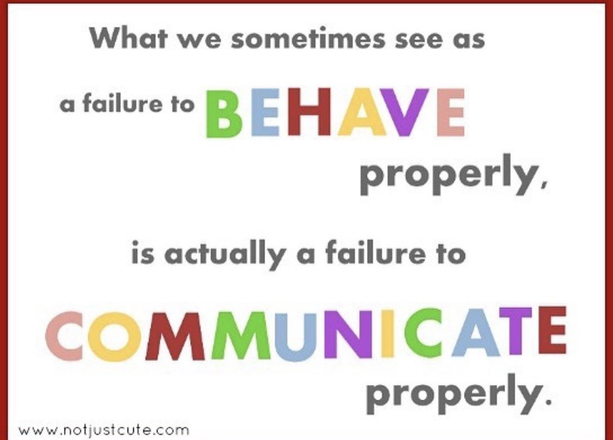 DrP_Principal's tweet photo. Behavior is communication! https://t.co/dveCYC7sQu