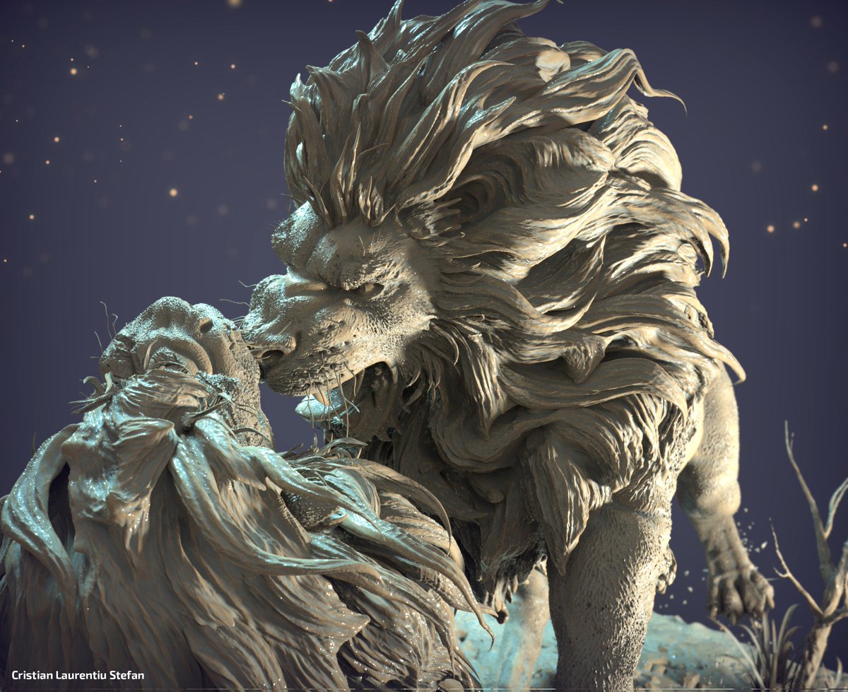 designcristy's tweet photo. Have a good day!
#nftart #nfts #nftcommunity #3d #digital #art #sculpture #sculpt #zbrush #nftartwork #lionking #lion #modeling #render #3dprinting #illustration #king https://t.co/zHTd67qh9Q