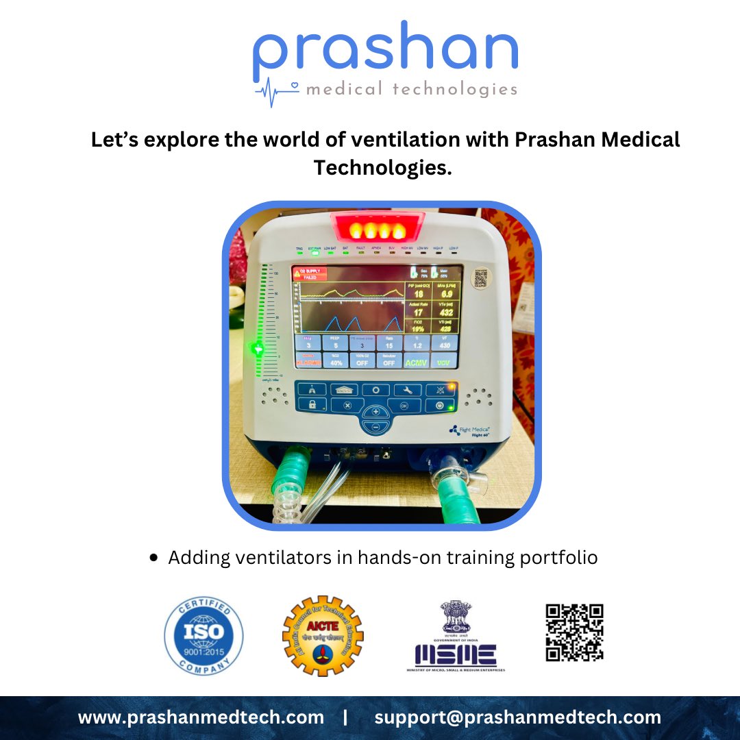 boopathipsgtech's tweet photo. Let’s explore the world of ventilation with Prashan Medical Technologies. Team Prashan Medical Technologies are ready for providing hands-on experience on Ventilators. 

#training #ventilator #ventilation #icu #intensivecare #technology #biomedical #engineering #handsonlearning https://t.co/y1K6TrymS2