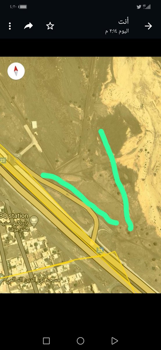 #ولاية_القابل..اود لفت الانتباه للجهة المعنية ..بعد قيام الشركة القائمة بإنشاء الشارع السريع ظهرت اشكالية  لايوجد انخفاض لمقر مجرى الوادي (المسيلة) جنوب المقبرة وبالتالي اي جرفة لا سمح الله سوف يؤدى إلى دخول الوادي من نفق الدخول لقرية   القابل..