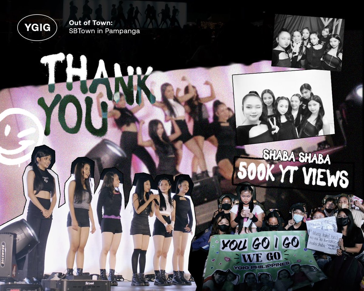 ygig_official's tweet photo. [🚥 #YGIGs] 

<1st City Mission> 
You Go, I Go to PAMPANGA! ☑️

Thank you so much for your time po to see us perform in Pampanga yesterday together with our SBTown family 🤘🏼 And also po, HAPPY 500K YOUTUBE VIEWS of SHABA SHABA! 

Here WeGo, 2023! 💃🏻

#YGIG #YouGoIGo https://t.co/0NsjpibxDF