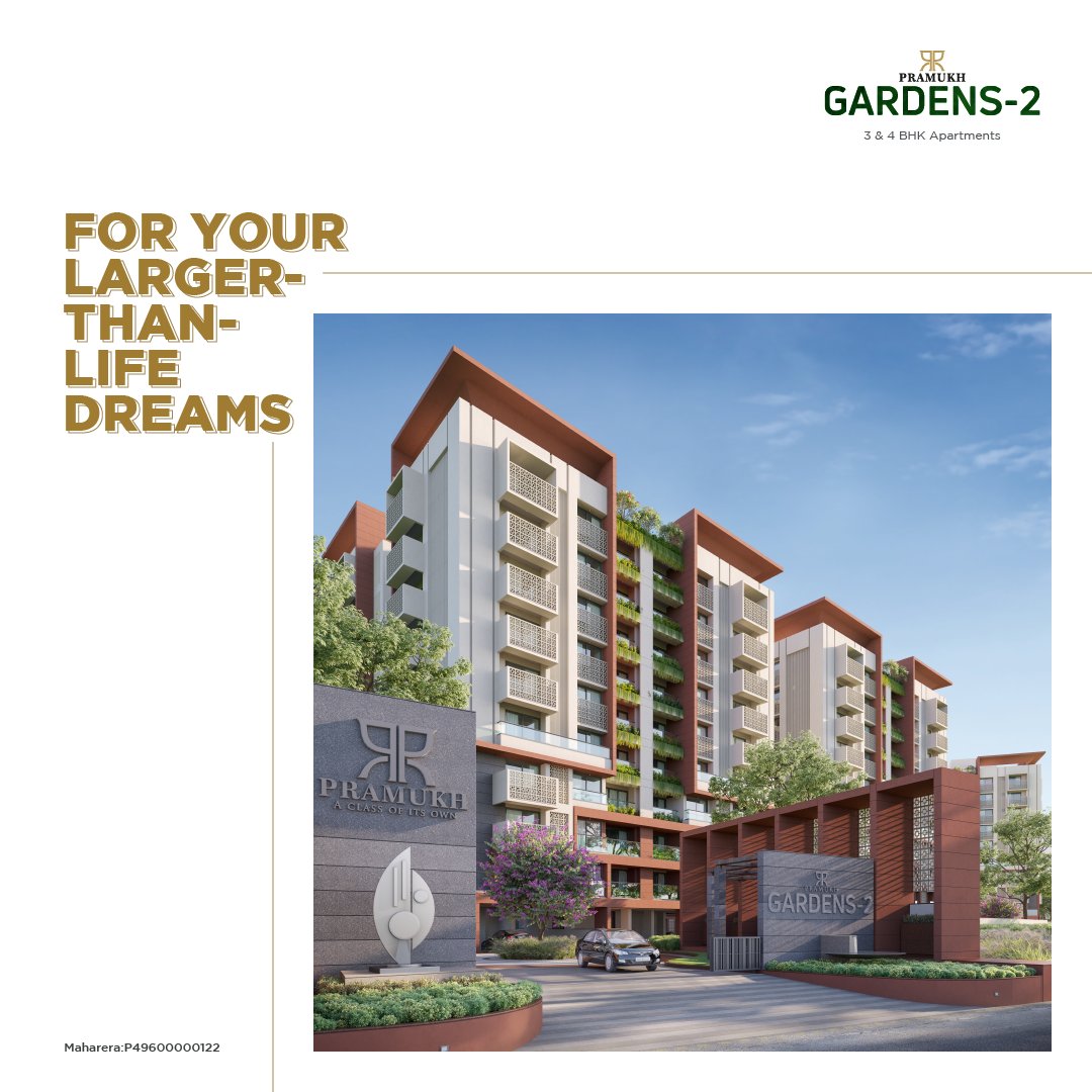 pramukhgroup's tweet photo. With Pramukh Gardens 2, you get to live a superior life. It reflects premium living standards with comfort.

#Pramukh #PramukhGarden2 #Homes #PramukhHomes #Premium #Premiumliving #Realestate #dreamhome #explorepage #Standardliving #Comforthomes https://t.co/WgPfszUOJe