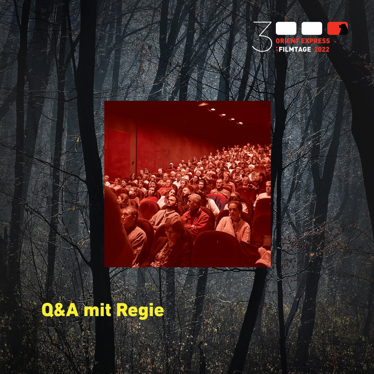 OrientExpressFF's tweet photo. Während unsere Regisseur*innen und das Publikum Q&amp;A machen... Nochmals vielen Dank an alle unsere Teilnehmer*innen und Regisseur*innen.

#2022orientexpressfilmfestival #press #stgallen #bern #zurich #luzern #basel #kunst  #cinematography #filmphotography #director https://t.co/3lTOlWyJ7w