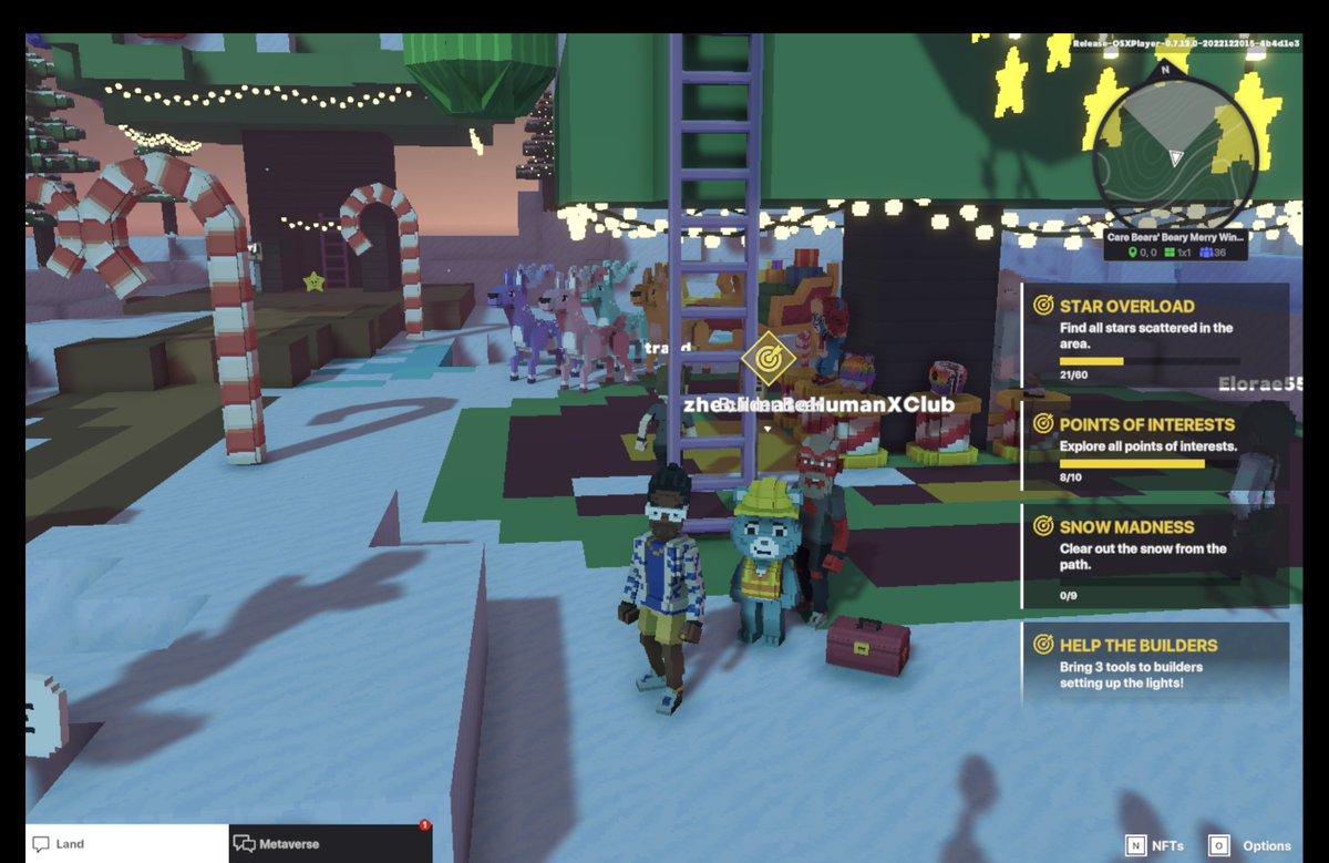 RumChana's tweet photo. @TheSandboxGame @carebears I found a @carebears blue construction worker in Merry Beary Winterfest! 👷🐻 #SeasonsGreetingsTSB https://t.co/sdhe8E5IpR