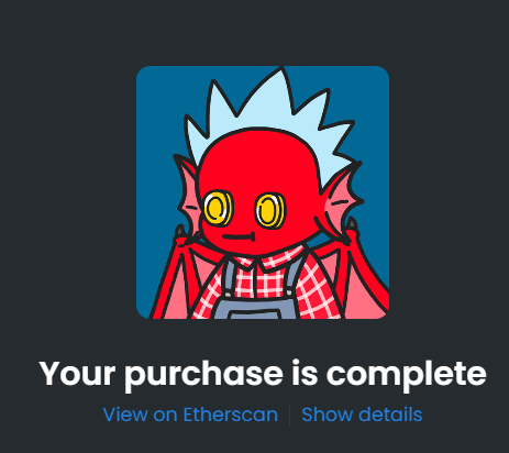AgentNeo's tweet photo. Another Devil bought 😈
#FishyFam #NFT #DevilGang #ETH https://t.co/b9EydxkG4h