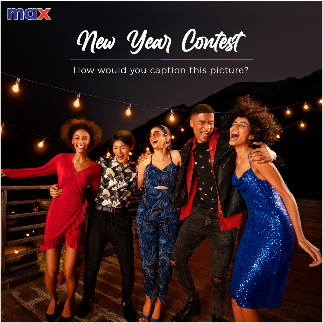 NEW YEAR CONTEST ALERT!! How to win:- Mention a caption for this image in  the comments! Tag 2 friends and ask them to follow @maxfashionindia and  participate as well! Top 5 captions