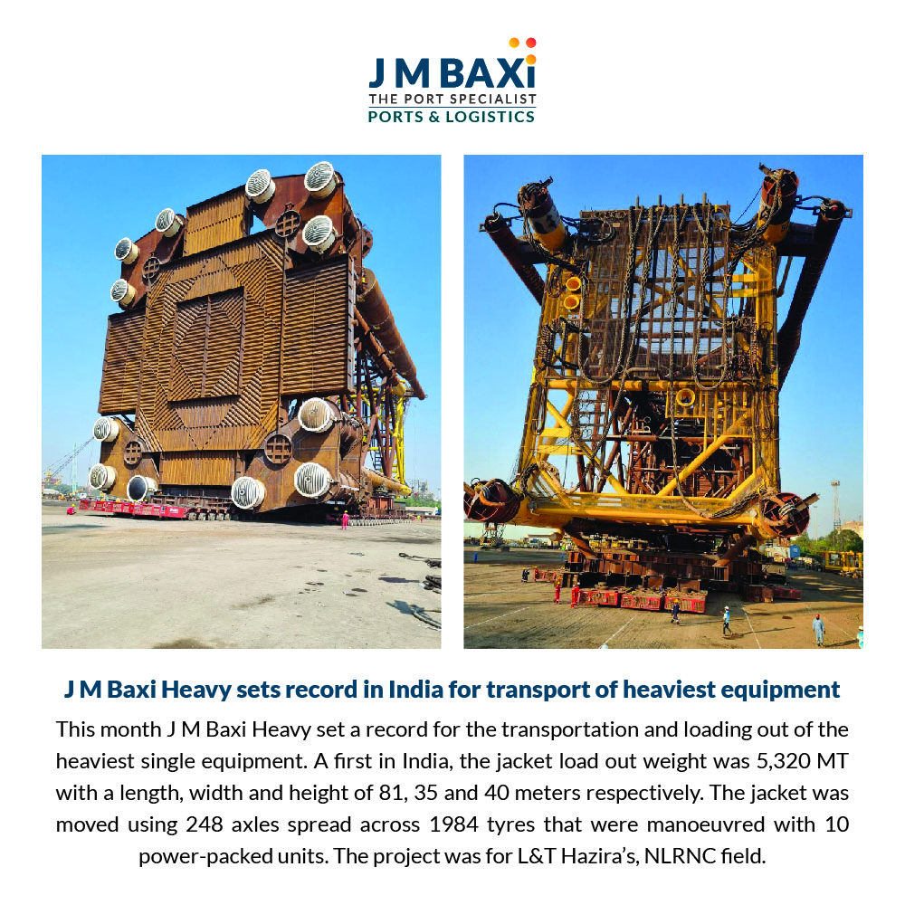 jmbaxigroup's tweet photo. J M Baxi Heavy sets record in India for transport of heaviest equipment
#logistics #projectlogistics #heavylogistics #heavylifting #heavytransport #sustainability #heaviestequipment https://t.co/e1Rp4zkzGB