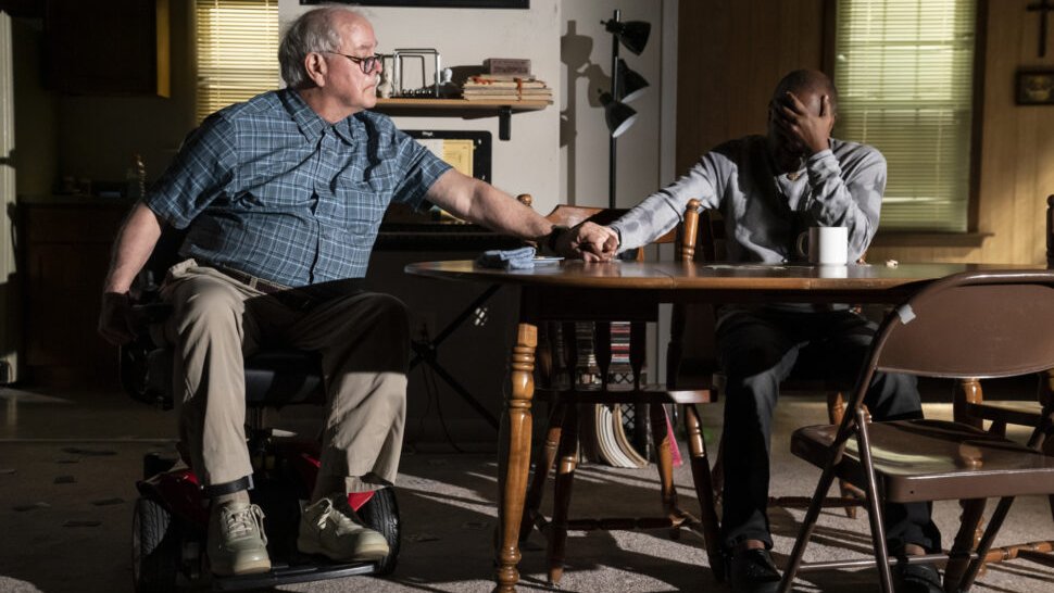 BenjBrantley's tweet image. Saw Bruce Norris' "Downstate," at Playwrights Horizons, last night, and haven't stopped living with it since. It's steeped in a cool acute empathy that makes you identify with damaged people you usually avoid thinking about. Absorbing, compelling, mind-opening. Essential theater.