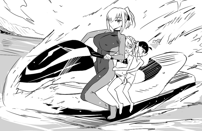 おねショタの漫画描いてます!
あと5～6pぐらいで完成する! 