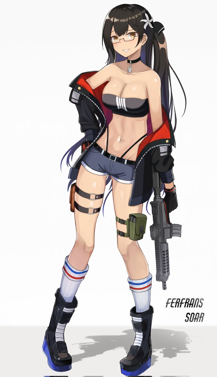 GaMr_yous's tweet image. FERFRANS SOAR (OC T-doll)
Commissioned by: anon

#GirlsFrontline #소녀전선  #ドールズフロントライン