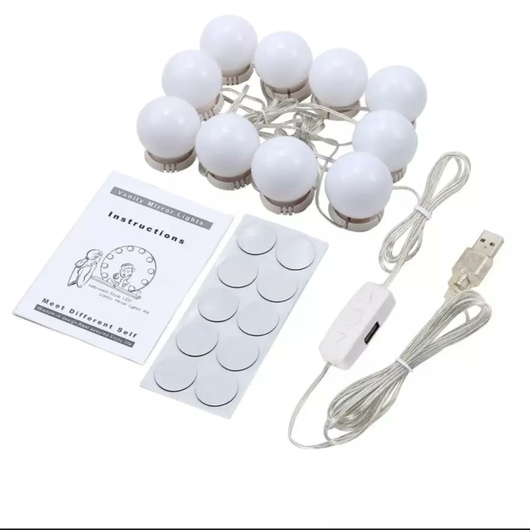 threadsgraphic's tweet image. 10pcs MIRROR VANITY LED LIGHTS
No need to drill holes, Directly stick it on the mirror or mirror frame or wall in a few minutes with strong tape stickers
For order WhatsApp or direct massage.#decora #decoration #decorativity #homedecor #islamabad #womensofislamabad #snowfall2022
