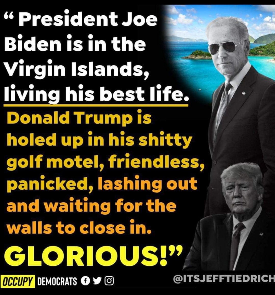 WELCOME TO THURSDAY GET TOGETHER

LET'S KEEP FIGHTING FOR OUR DEMOCRACY 🇺🇸

💥LIKE
💥RETWEET
🔊 COMMENT &amp; SHARE IDEAS

BIDEN IS ENJOYING A HISTORIC PRESIDENCY..
TRUMP IS SCARED AND ON BORROWED TIME

#Unbreakable
#StrongerTogether
