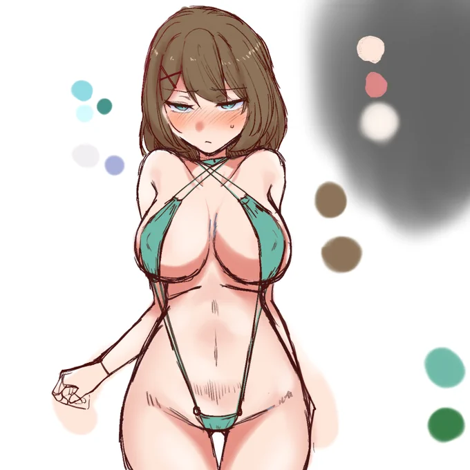 途中 