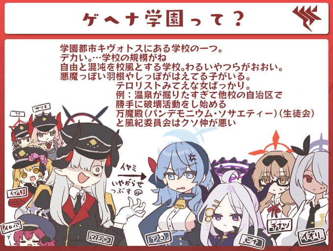 ご視聴ありがとうございました!
最高の年末年始になりそうですね…😎
みなさんも雅楽を奏でてみてはいかがでしょうか?
配信でお見せしたゲヘナ学園について、です!

#名取さな生放送 