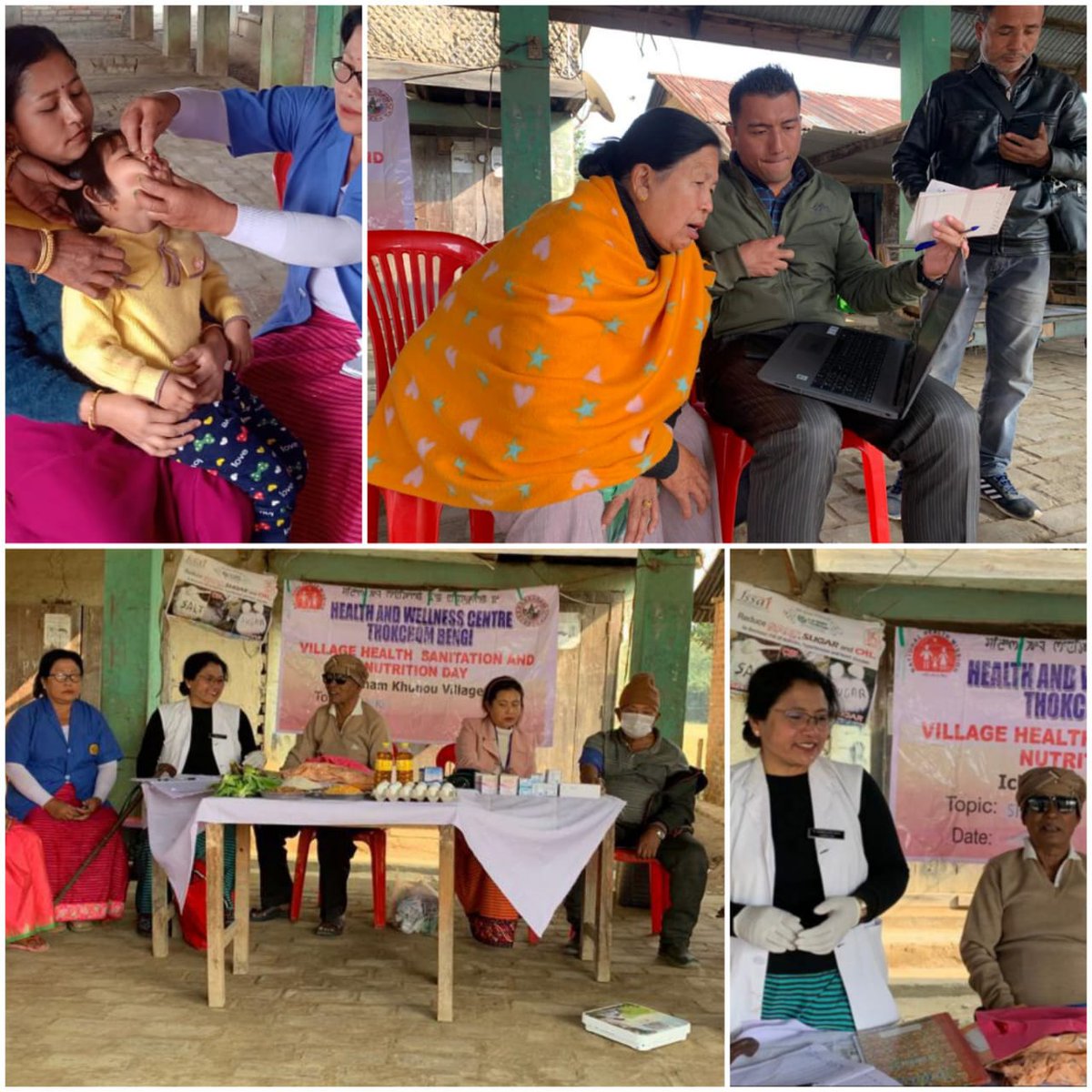 bijen2010's tweet photo. #VHSND at Icham khunou Community hall Under #HWC Thokchom Bengi along with #RIsession #NCD screening #esanjeevaniOPD #IHCI registration drug Distribution @ManipurNhm @mono_ng  @AyushmanManipur @Sonam86481919 @rsapam @Vumlunmang @manipur_cmo @anm_fhw @MoHFW_INDIA https://t.co/TUXLJQc6NM