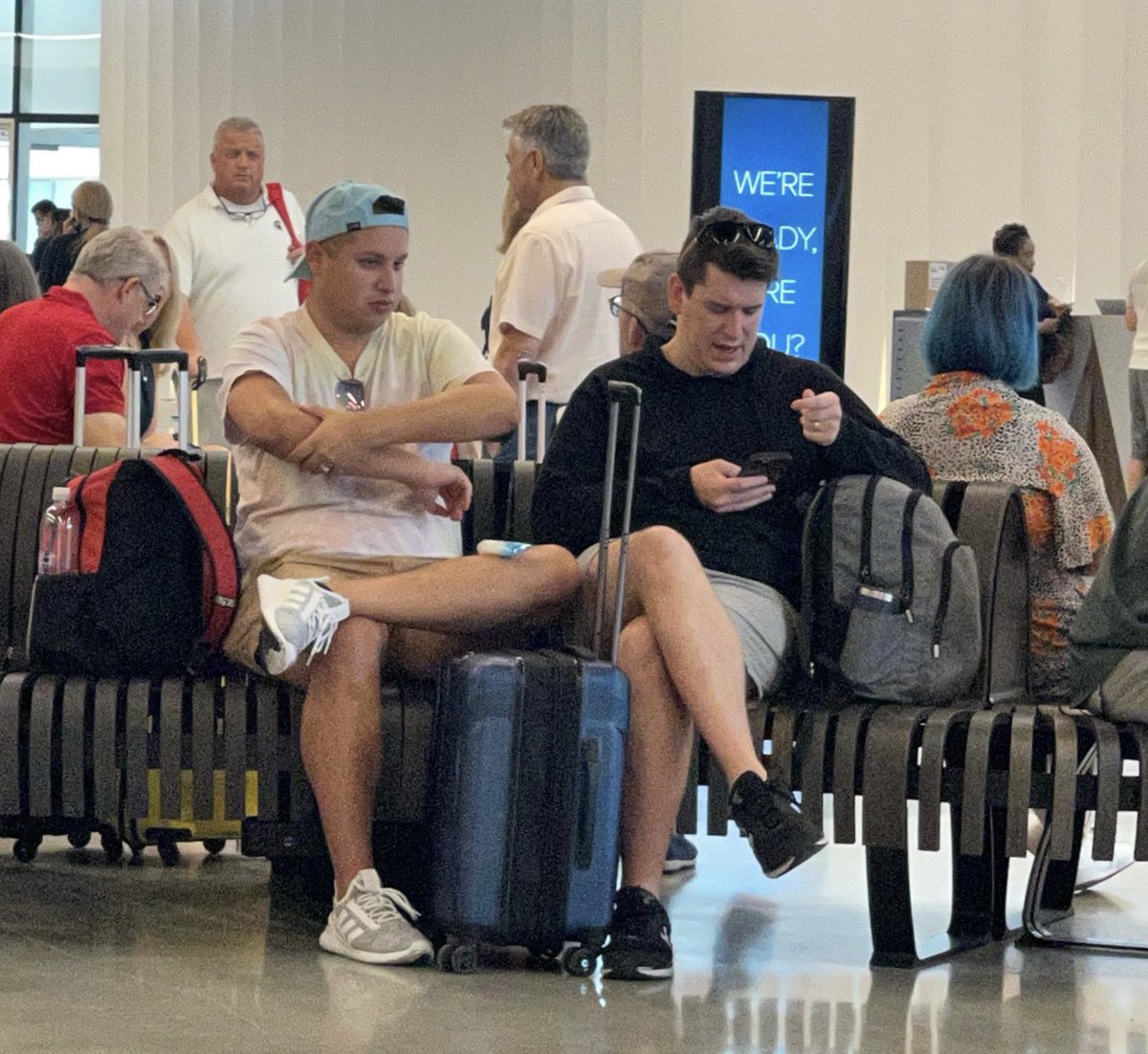 Look who I spotted getting on out cruise on the Edge #jjcruise #celebrityedge