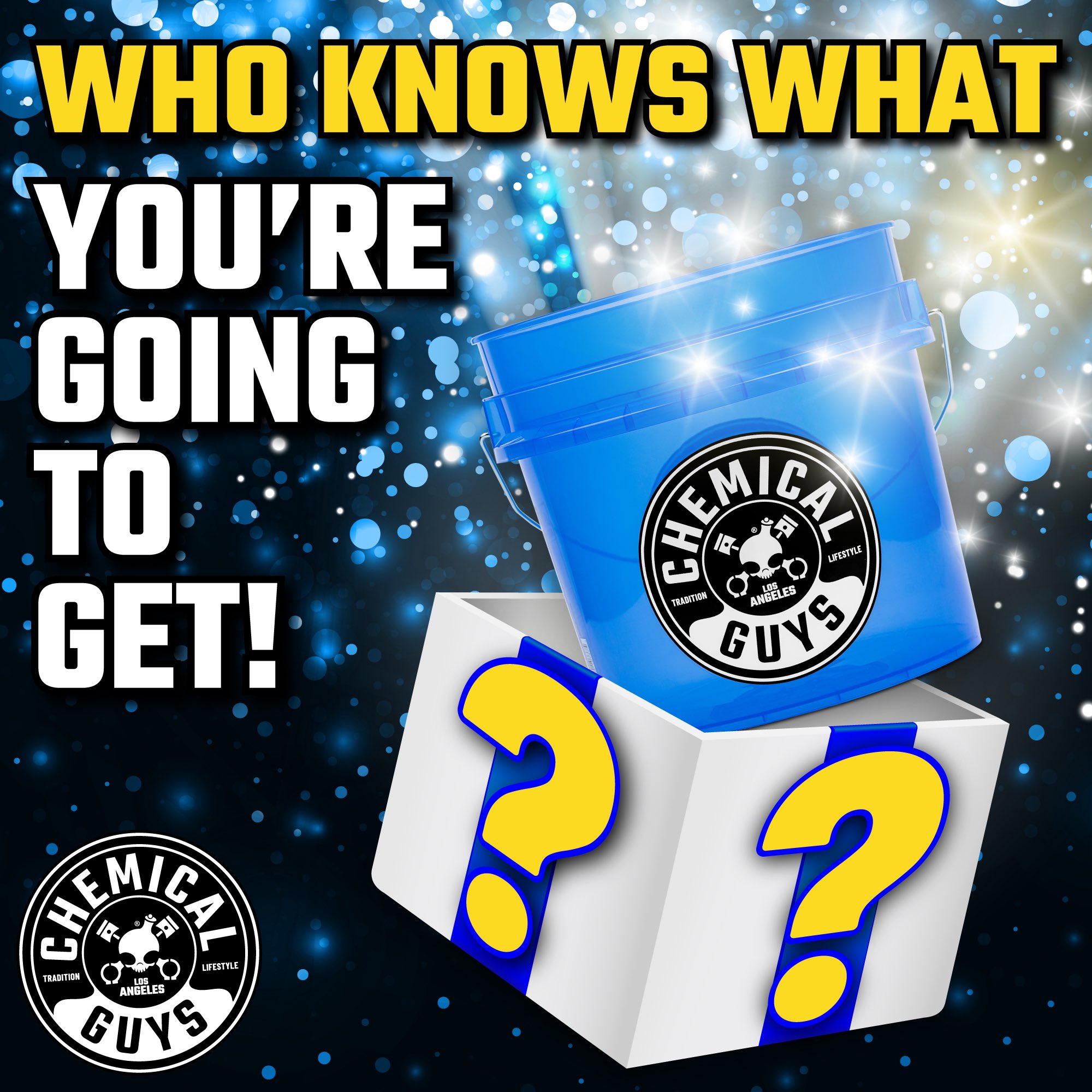 Chemical Guys on X: Discover awesome new fan favorite products in the  Chemical Guys Mystery Bucket Kit❗📦 Order now!    / X