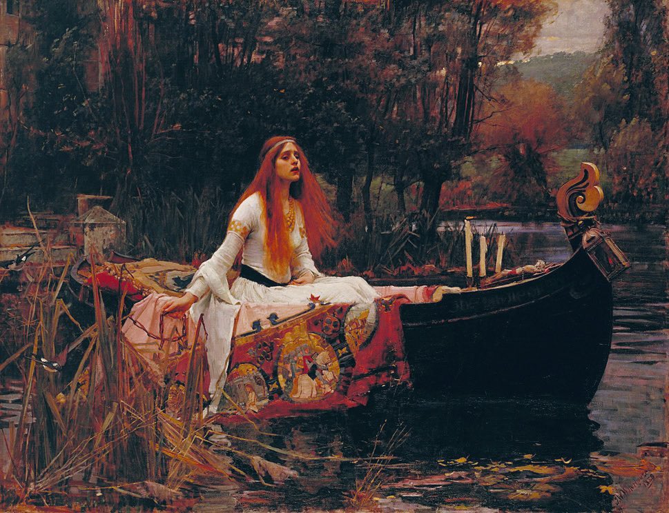The Lady of Shalott, John William Waterhouse, 1888