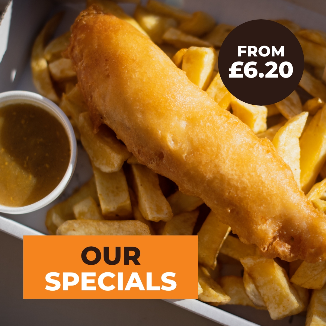 stjohnsfishbar's tweet photo. Can we tempt you with one of our specials? Starting from £6.20, it doesn’t get much better than that. 

From our perfectly cooked mini fish and chips to our flavoursome doner kebab. 😋

Tuck into an early New Year’s Eve treat: https://t.co/GkKBLYu5ji 

#stjohnsfishbar https://t.co/RFluRVw2QU