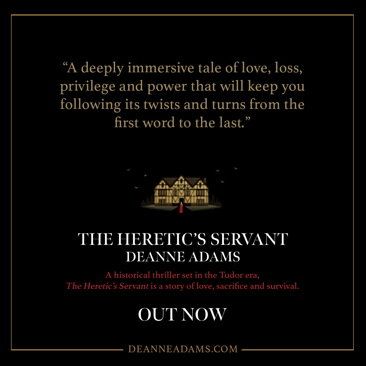 A historical thriller set in the Tudor era, The Heretic’s Servant is a story of love, sacrifice and survival. Available now on Amazon ow.ly/12e950M99MR