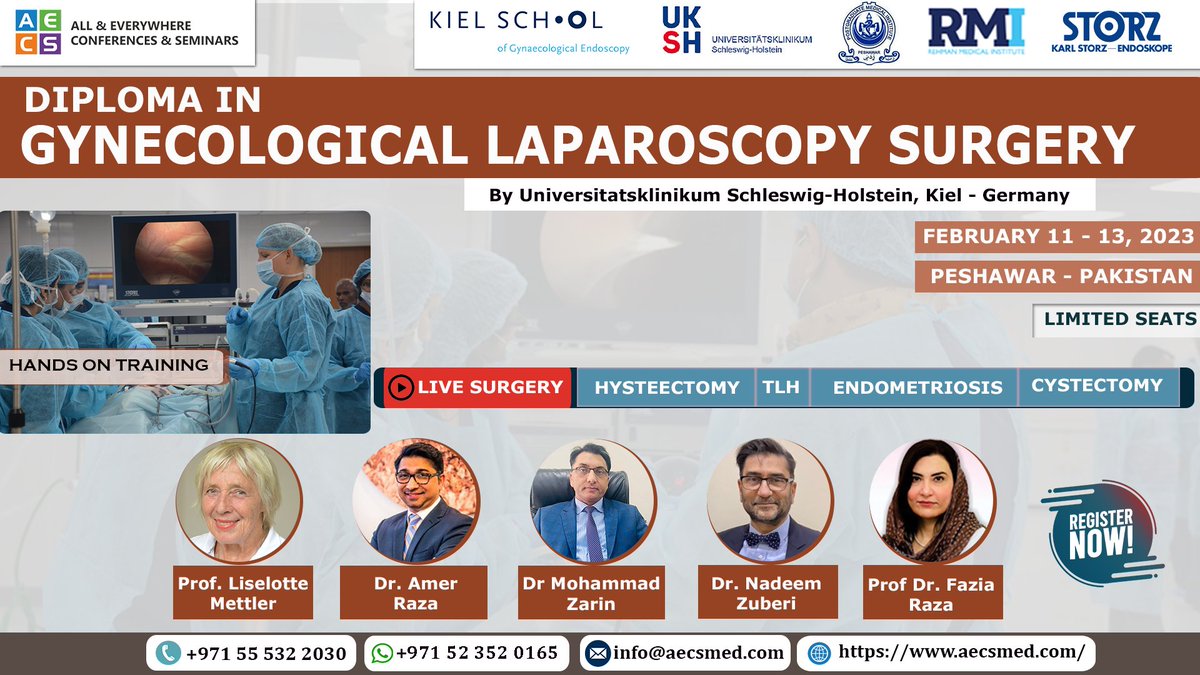 aecsmed's tweet photo. 🎓 DIPLOMA IN GYNECOLOGICAL LAPAROSCOPY SURGERY

Course web link : https://t.co/feQnbMOY8l

#laproscopy #laproscopysurgery #gynecology #doctor #medical #medicaltraining #medicalcourses #surgeon #surgery #generalsurgeon #aecs #aecsmed #laparoscopy #laparoscopicsurgery https://t.co/Pae7nNyZNE