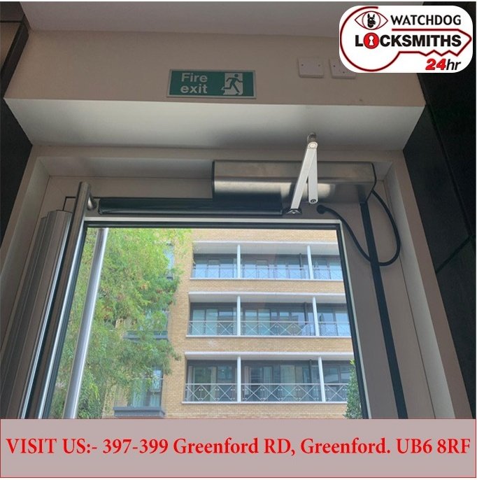 WatchdogLocksm1's tweet photo. Watchdog Locksmiths Installation of automatic door closure installed for a client in west London 
#locksmiths #emergencylocksmith #24hrresponse #londonlocksmith #response #locallocksmith https://t.co/0jv31cWxLA