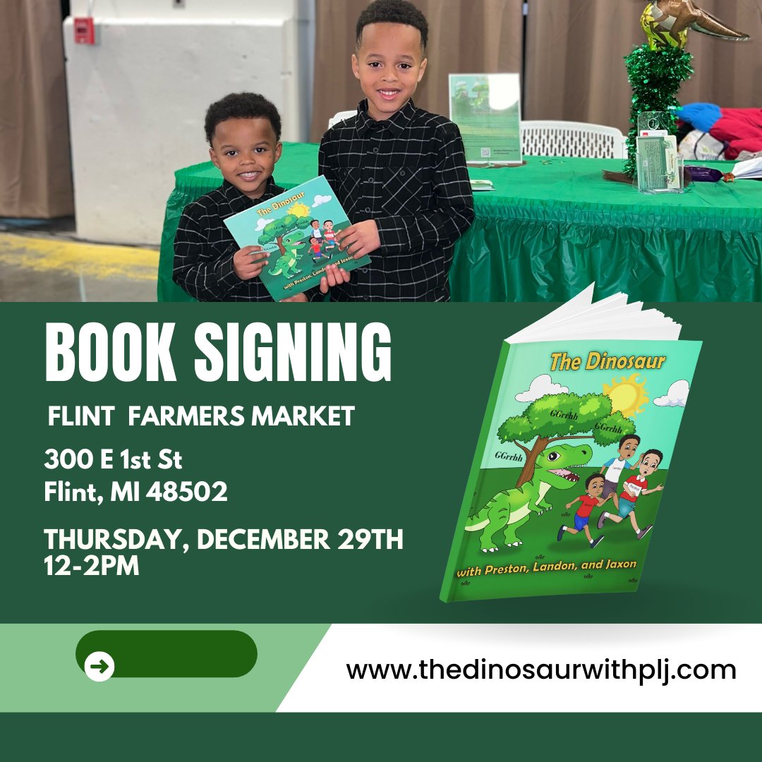 Join us TODAY from noon-2 pm for a fun family book signing! See you soon!