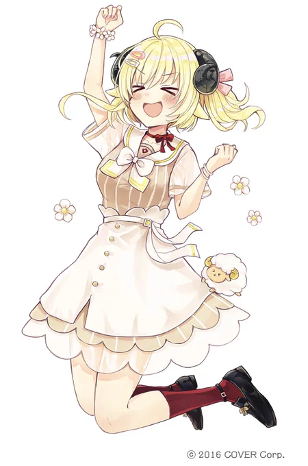 ホロライブ所属 #角巻わため さんの3周年記念グッズを描かせていただきました!「一緒にお出かけ」がテーマのアクリルスタンドなので、お出かけの際は一緒に写真を撮って貰えたら嬉しいです!3周年記念LIVE最高に楽しかったです 