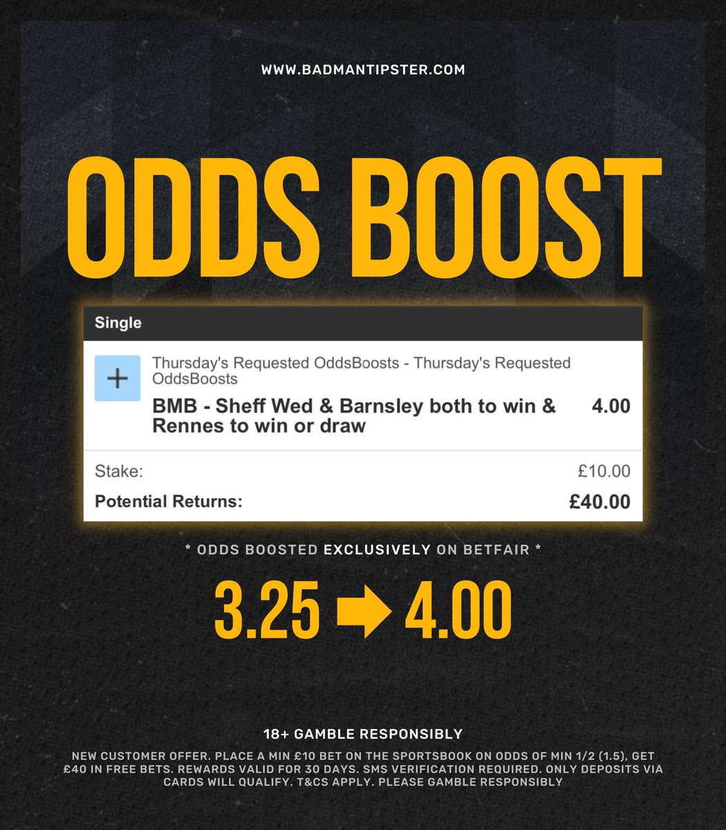 Bad Man’s Football Tips ⚽️ tweet media