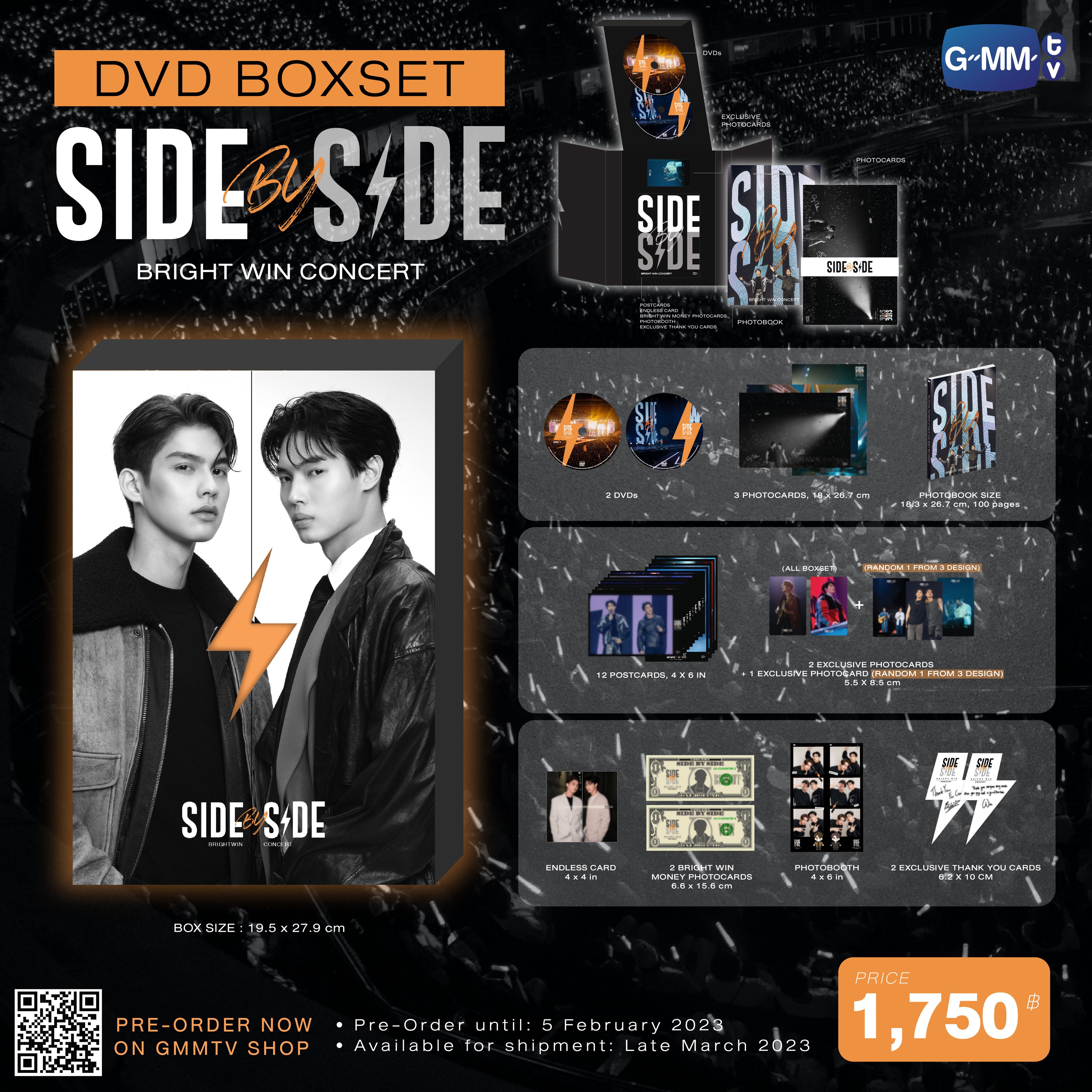 BRIGHT WIN コンサート SIDE BY SIDE DVDBOXセット-