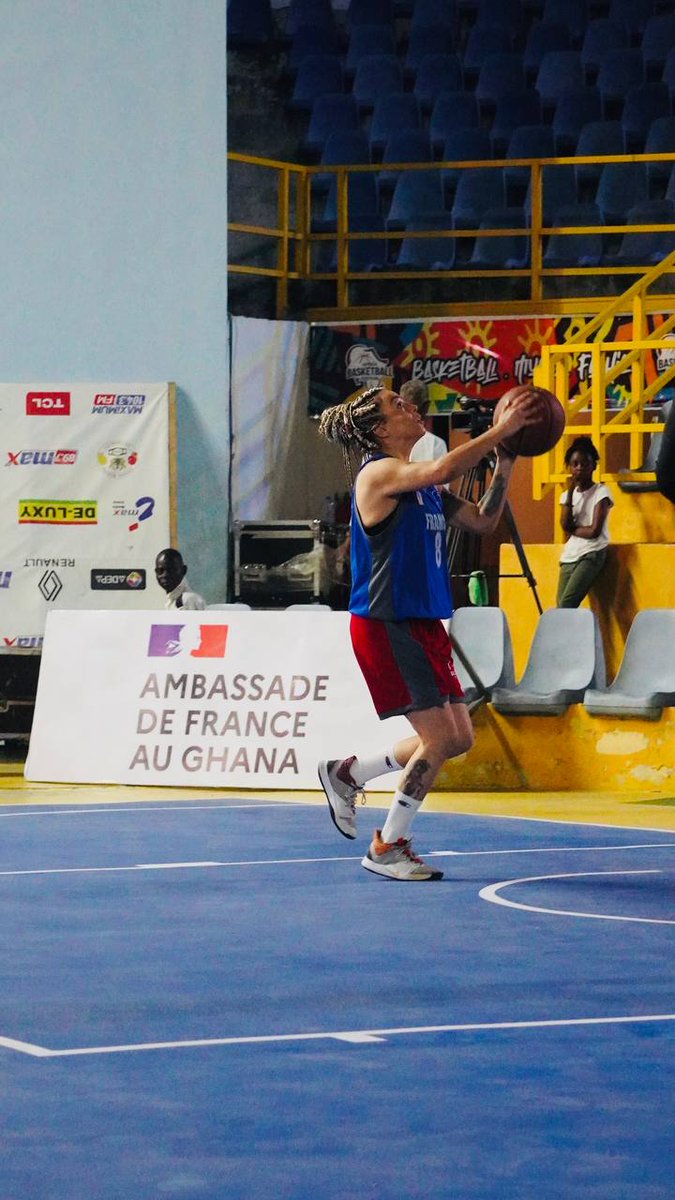 FranceandGhana's tweet photo. Throwback to the Africa Basketball Festival! 🏀

It was a festive and fun event to celebrate the end of the year, through sports and its values ✨️ 

Thanks @DUNKGrassroots for the training sessions for the 🇫🇷 team, &amp; to everybody who participated! 🙌 

#abf22 #terredejeux2024 https://t.co/NBjSOo17w9