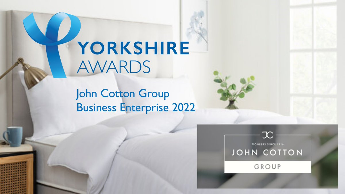 We are pleased to announce that John Cotton Group has won this year's Yorkshire Award, BUSINESS ENTERPRISE category. They will receive the award at a Gala Dinner & Awards Ceremony in Leeds on 3rd March: theyorkshiresociety.org/event/34th-yor… @JohnCottonGroup