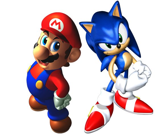 CrispyFrise's tweet photo. My favorite genre of images are mario and sonic renders that go odly well with each other. https://t.co/FTN65stSVZ