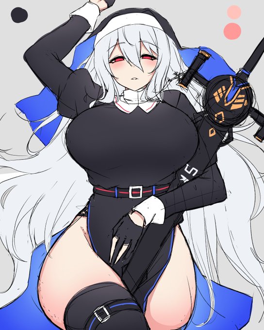 スカジ描いてる 