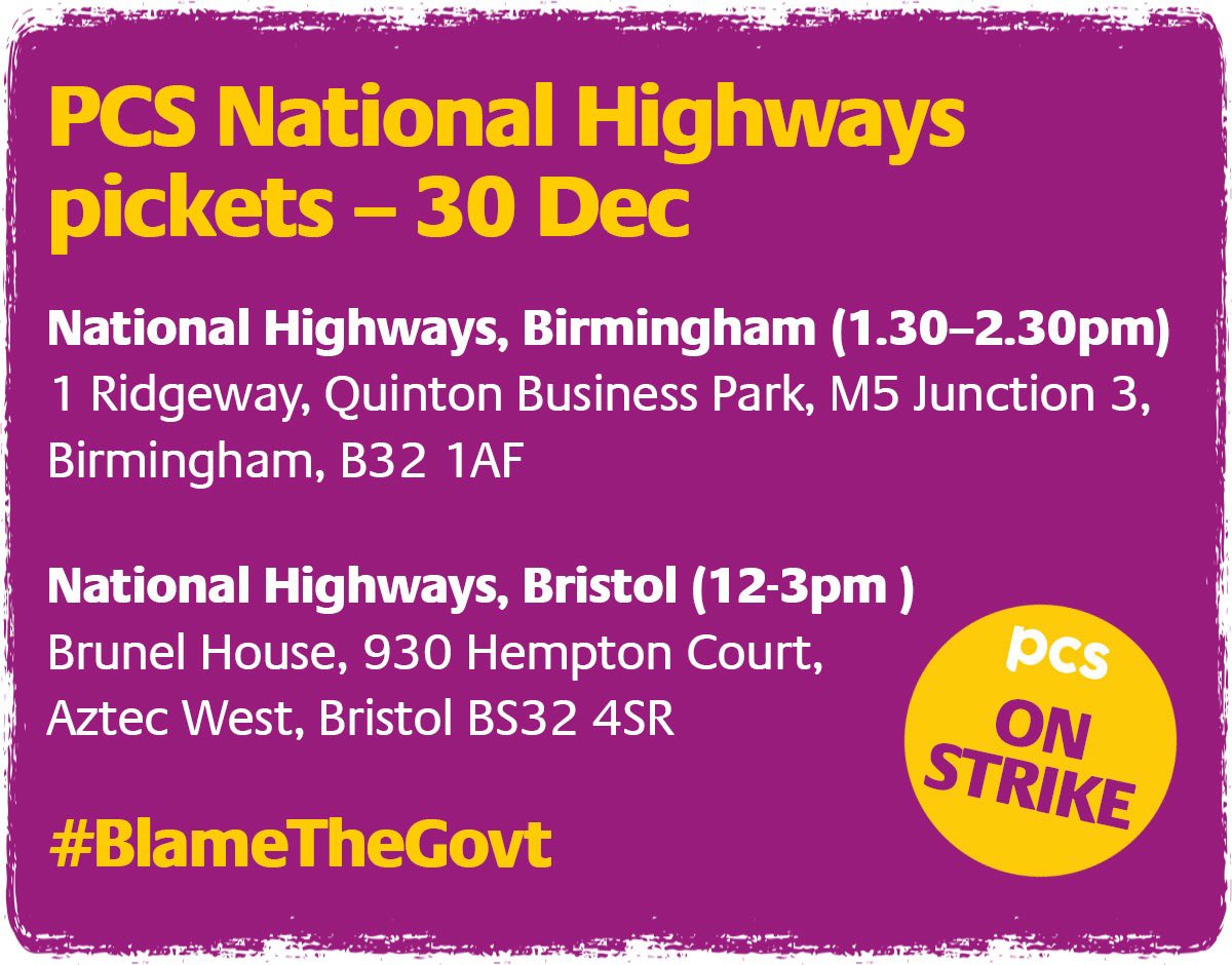 PCS Union on Twitter "National Highways pcs_union members will start