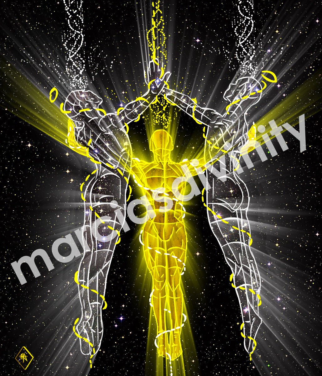 “Divine Masculine Union” may the light within us shine so bright that the darkness joins us in celebration…
#marciasdivinity #NFT #NFTCommuinity #art #fineart #DigitalArtist #opensea #Spirituality #thursday