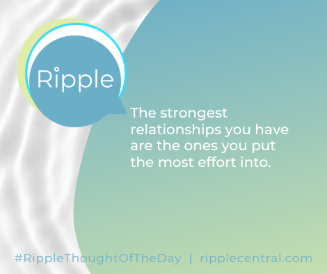 Rippleon's tweet image. #RippleThoughtOfTheDay #powerofconnection #therippleeffect #motivationeveryday