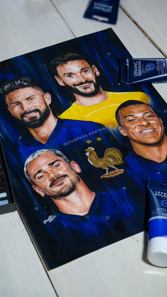 CONCOURS
Pour clôturer cette année et vous remercier de me suivre, je vous fais gagner un tirage A5 de mon dessin de l’équipe de France 🥰

⭐️RT ce tweet 
⭐️S'abonner à mon compte

Le tirage au sort aura lieu le 2 janvier 2023, bonne chance à tous !🍀