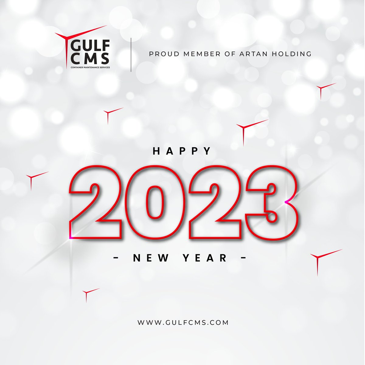 GulfCms's tweet photo. Gulf CMS wishes you and your family a new year filled with an abundance of joy, happiness and prosperity.
شركة جلف سي أم أس تتمنى لكم ولعائلاتكم عام جديد مليء بالفرح والسعادة والازدهار
 #gulfcms #ArtanHolding #newyear #HappyNewYear2023  #HappyNewYear #HNY2023 https://t.co/5eu6pOHCAK